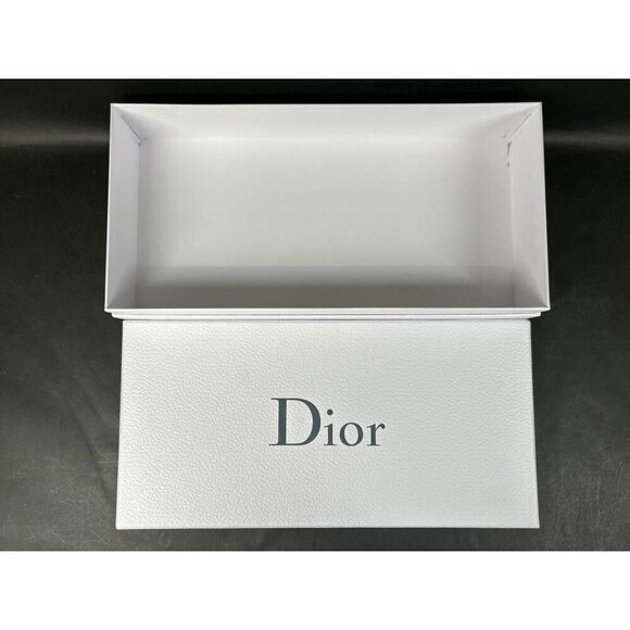 CHRISTIAN DIOR White & Gold Gift Boxes 1 large 2 medium Empty Luxury Storage - Picture 5 of 5
